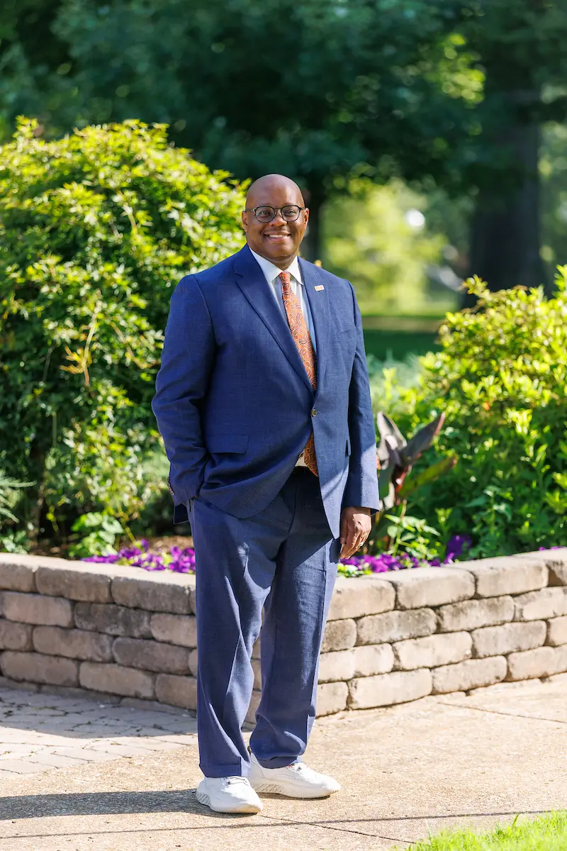 UT Martin Chancellor Yancy Freeman on campus.