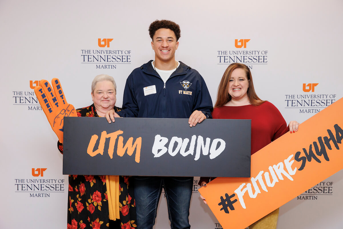 Now that you have been admitted to UT Martin, Chancellor Yancy Freeman & the UT Martin Office of Admissions would like to get the opportunity meet you and your family during your Future Skyhawk Reception!